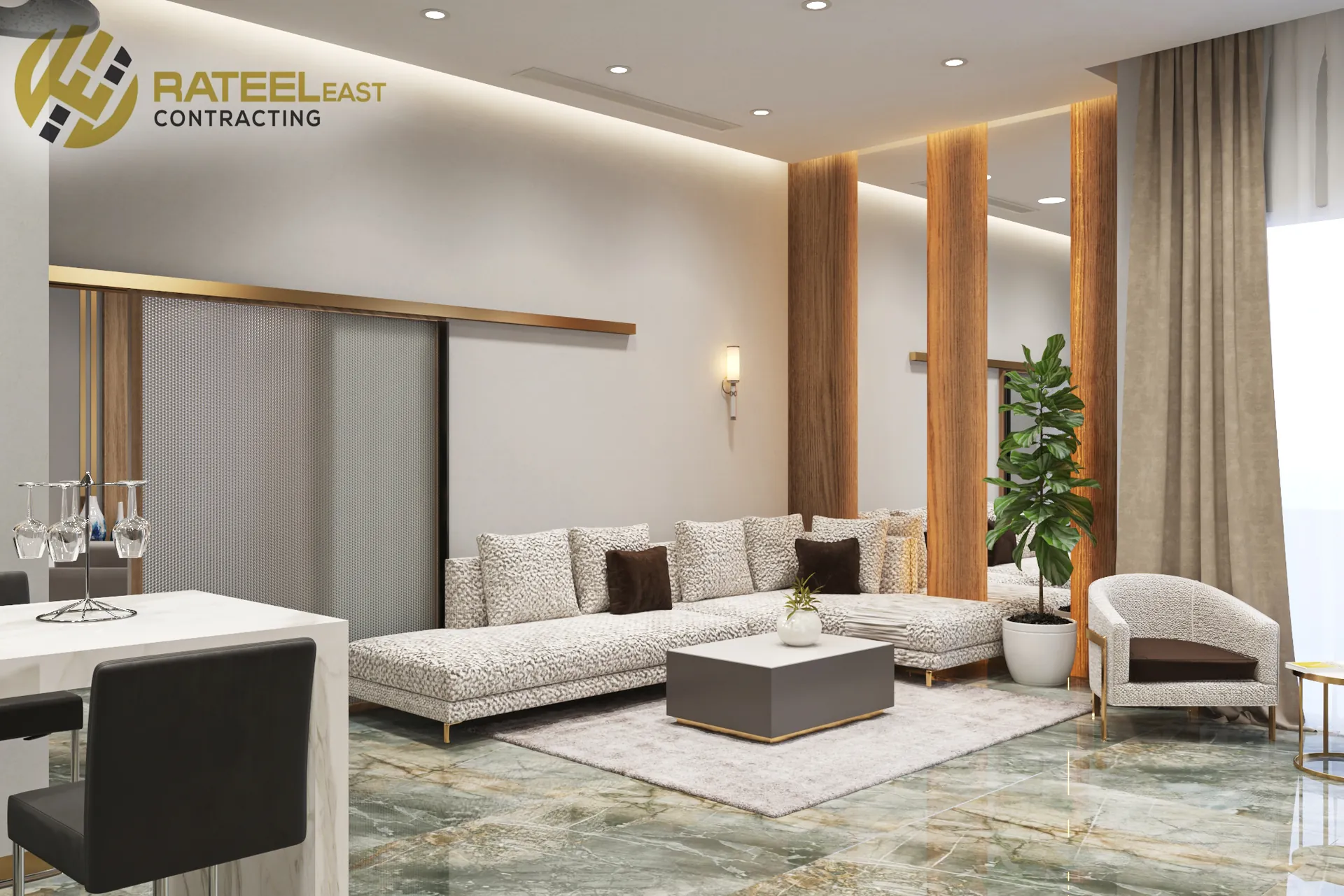 شركة رتيل للمقاولات تصميم منازل في السعودية
